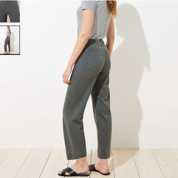 NWT LOFT wide leg pants - Picture 2 of 8